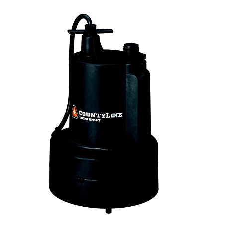 CountyLine 1/3 HP Submersible Thermoplastic Utility Pump