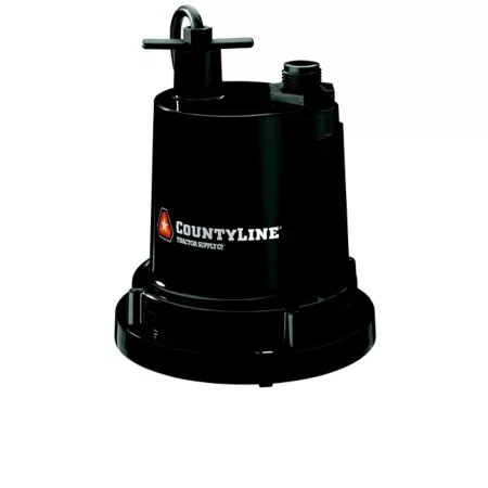 CountyLine 1/4 HP 1 320 GPH Cast Aluminum Submersible Electric Utility Pump Utility Pumps