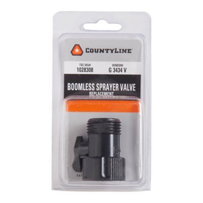 Image showing  3/4 in. FGHT x 3/4 in. MGHT Nylon Garden Hose Shutoff Valve