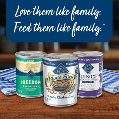 Image showing 8 th Blue Buffalo Blue's Stew Natural Wet Dog Food, Made with Natural Ingredients, Country Chicken Stew, 12.5-oz. Can