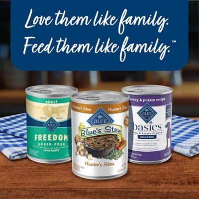 Image showing 8 th Blue Buffalo Blue's Stew Natural Wet Dog Food, Made with Natural Ingredients, Hunter's Stew, 12.5-oz. Can
