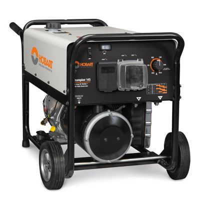 Hobart 120V/240V/40-145A Champion 145 Engine Driven Welder, Welds Electrodes up to 5/32 in., 222 lb., 4,000W Continuous Power