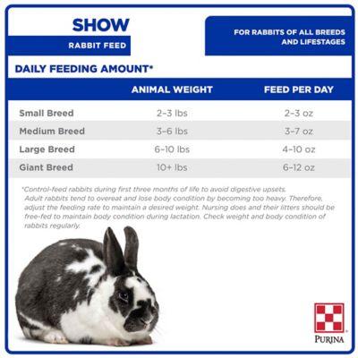 Image showing  Show Pelleted Rabbit Food, 50 lb. Bag