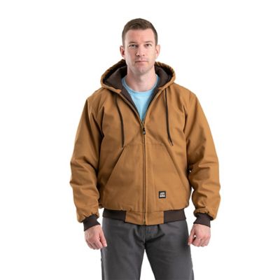 Berne Men's Duck Quilt-Lined Hooded Active Jacket at Tractor Supply Co.