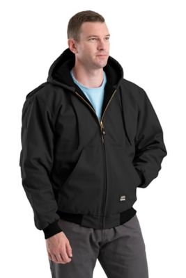Berne Men's Heritage Duck Hooded Active Work Jacket