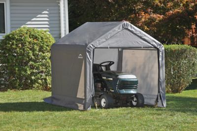 Image showing 5 th ShelterLogic 6 x 6 x 6ft. Shed-in-a-Box Peak Style Portable Shed, Gray