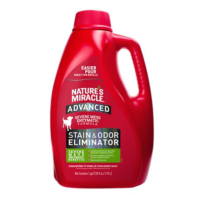 Nature's Miracle Advanced Dog Stain & Odor Remover Pour 128 oz.