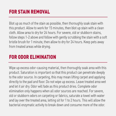 Image showing  Advanced Dog Stain & Odor Remover Pour, 128 oz.