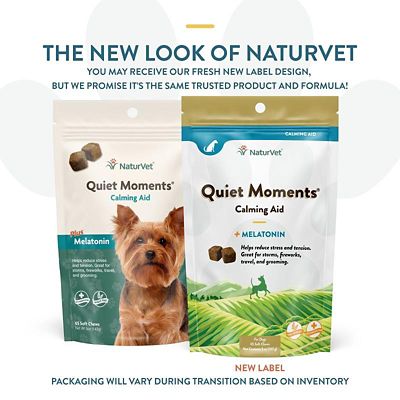 Image showing  Quiet Moments Plus Melatonin Calming Aid Soft Chews for Dogs, 65 ct.