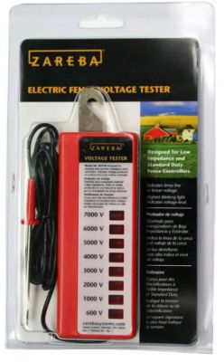 Image showing  8-Light Voltage Tester for Low Impedance and Standard Duty Energizers, Displays 600-7,000V