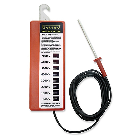 Zareba 8-Light Voltage Tester for Low Impedance and Standard Duty Energizers, Displays 600-7,000V