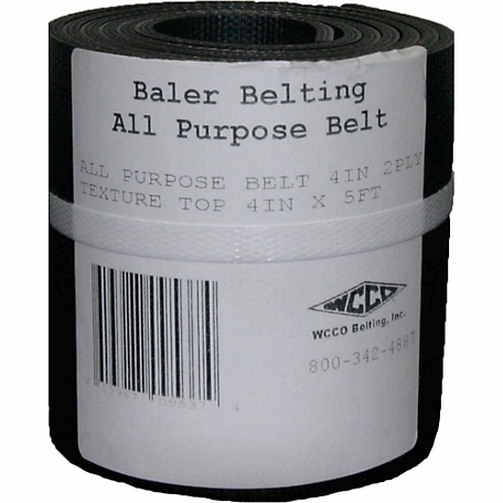 WCCO Belting Inc 4 in. x 60 in. 2-Ply Baler Belting