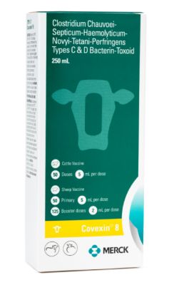 Merck Bovilis Covexin 8 Cattle and Sheep Vaccine, 50 Doses