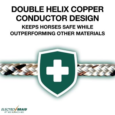 Image showing  1,000 ft. x 784 lb. Horse Electric Fence Conductor Reel, Checkered