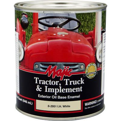 Majic 1 qt. IH White Tractor Truck & Implement Enamel Paint