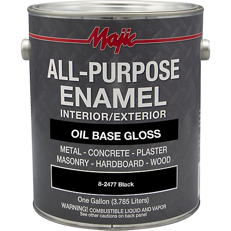 Matt Black Oil Based Synthetic Enamel Paint, Packaging Type: Tin