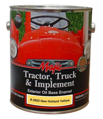 Majic 1 gal. New Holland Yellow Tractor Truck & Implement Enamel Paint