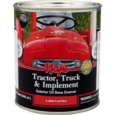 Majic 1 qt. Ford Red Tractor Truck & Implement Enamel Paint
