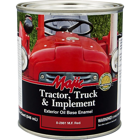 Majic 1 qt. Massey Ferguson Red Tractor Truck & Implement Enamel Paint
