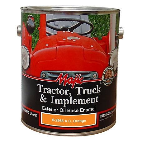 Majic 1 gal. AC Orange Tractor Truck & Implement Enamel Paint at Tractor  Supply Co.