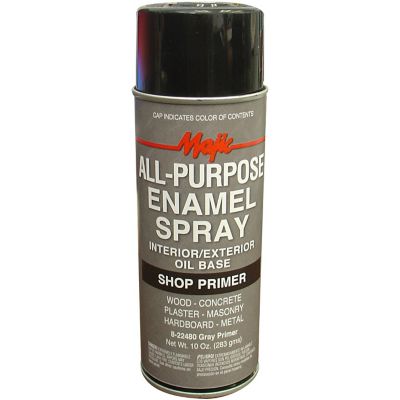 Majic 0.31 qt. Gray All Purpose Enamel Spray Shop Primer