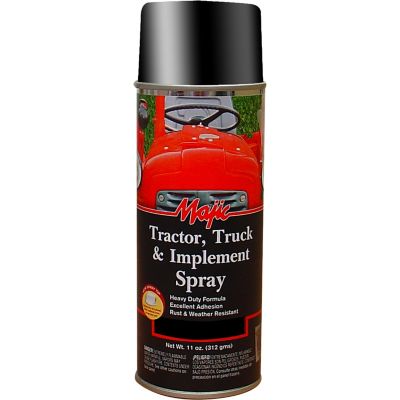 Majic 11 oz. Gloss Black Tractor Truck & Implement Enamel Spray Paint at  Tractor Supply Co.