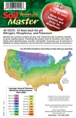 Image showing  Soil Master Soil Testing Kit, 40 Tests, 40-Pack