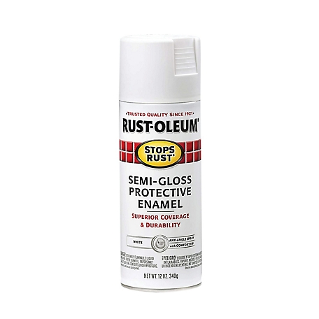 Rust-Oleum 12 oz. Stops Rust Protective Enamel Spray Paint, Semi-Gloss