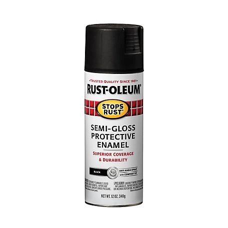 Rust-Oleum 12 oz. Stops Rust Protective Enamel Spray Paint, Semi-Gloss