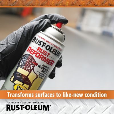 Image showing  10.25 oz. Black Stops Rust Reformer Spray, Flat