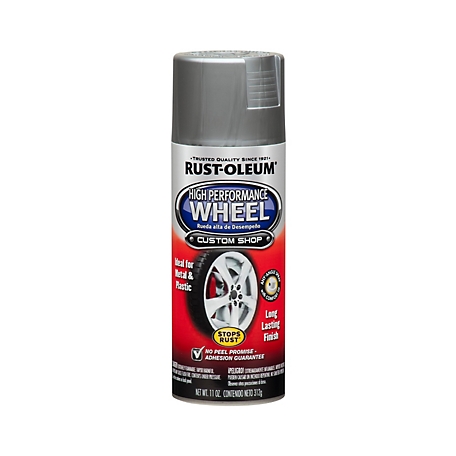 Rust-Oleum 11 oz. Steel Automotive High Performance Wheel Coating Spray Paint, Metallic