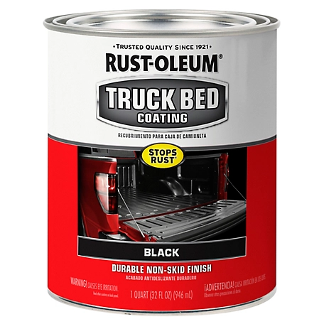 Rust-Oleum 1 qt. Black Automotive Truck Bed Coating, Textured