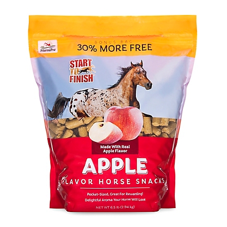 Manna Pro Start to Finish Apple Flavor Horse Treats, 6.5 lb.