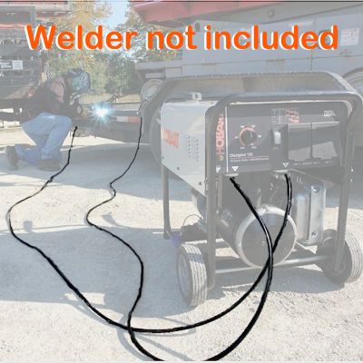 Image showing  50 ft. Ground and Lead Welding Cable Set
