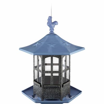 Royal Wing Rooster Gazebo Bird Feeder 