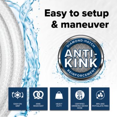 Image showing  TastePURE Drinking Water Safe Garden Hose, 25 ft. x 1/2 in.