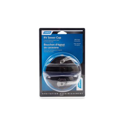 Image showing RV Sewer Cap with Hose Connection