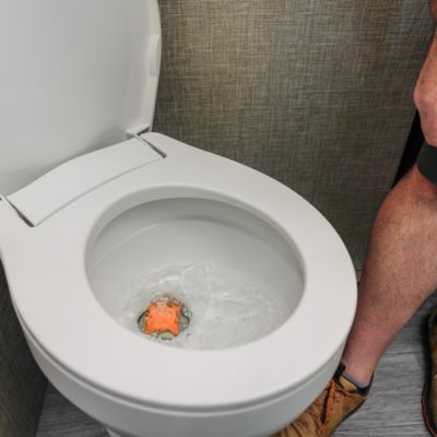 Image showing 7 th Camco TST Orange Drop-Ins Holding Tank Treatment, 15 ct.