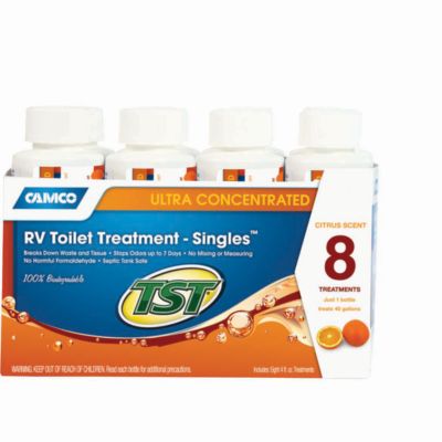 Camco TST Orange Power Toilet Treatment, 4 oz., 8 ct.