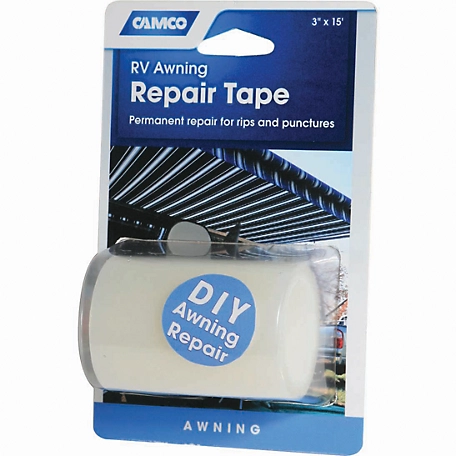 RV Awning Fabric Repair Tape Clear 3 X 15