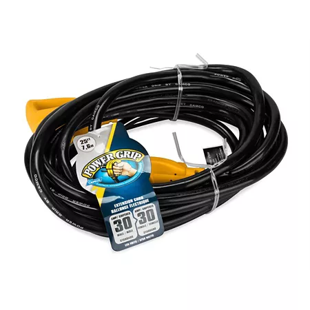 Camco PowerGrip 25 ft Power Extension Cord with Handle Generator Parts & Accessories