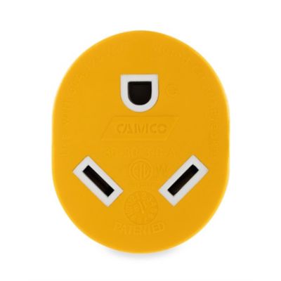 Image showing  30M/30F AMP 3-Prong Generator Adapter