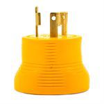 Image showing 6 th Camco 30M/30F AMP 3-Prong Generator Adapter