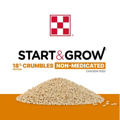Image showing  Start and Grow Non-Medicated Crumbled Chick Feed