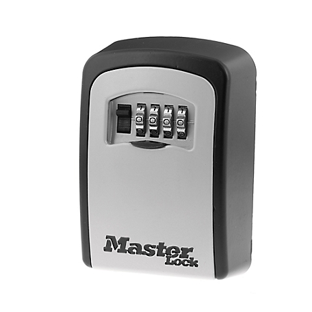 Master Lock 3-1/4 in. (83 mm) Set-Your-Own-Combination Wall Lock Box