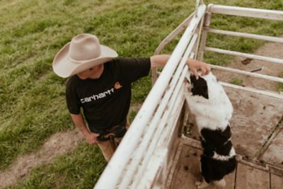 Image showing 4 th Carhartt Men's Logo Crew Neck Short-Sleeve T-Shirt