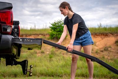 Image showing 6 th Carry-On Trailer 80 x 11in. Steel Loading Ramp, 802
