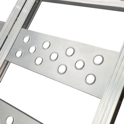 Image showing 7 th Reese Towpower 1,600 lb. Total Capacity Tri-fold Aluminum Utility Ramp, 45 in. x 69 in.