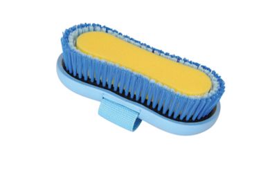 WeatherBeeta Roma Soft-Grip Horse Grooming Sponge Brush