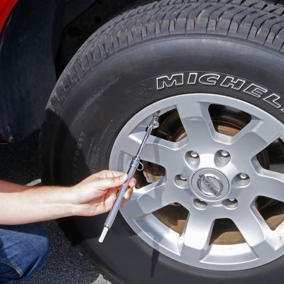 Image showing  10-150 PSI Dual Head Truck/SUV Pencil Tire Pressure Gauge